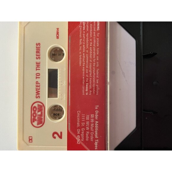 Cincinnati Reds Sweep To The Series 1990 World Champions Cassette 700 WLW Radio - Picture 8 of 16